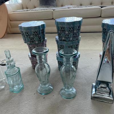 Sale Photo Thumbnail #32: Nesting boxes and Candle holders
