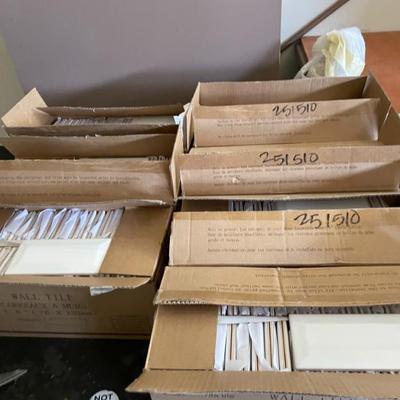 Sale Photo Thumbnail #24: New in box white tile