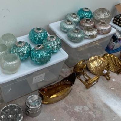 Sale Photo Thumbnail #6: Variety of candle holders and decor