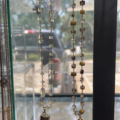 assortment of necklaces