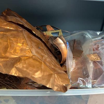 assortment of copper material (mystery lot)