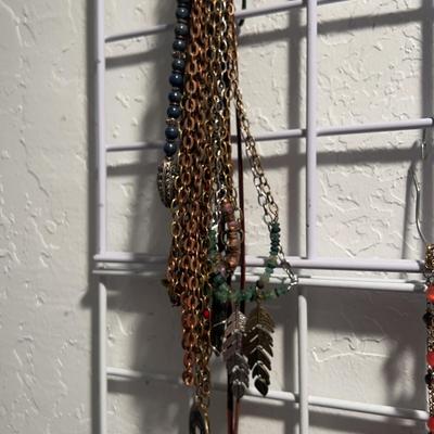 assortment of necklaces