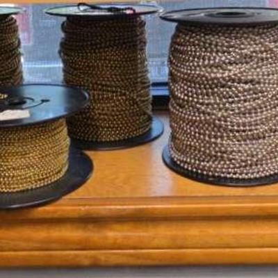Metal Chains  By The Spools 