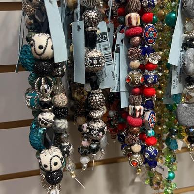 assortment of Jesse James Beads