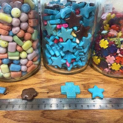 assortment of beads/charms