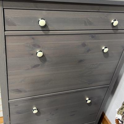 Grey Storage Cabinet 