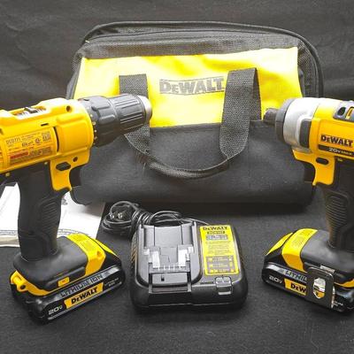 DeWalt 20v Drill/Driver & Impact Drivdr