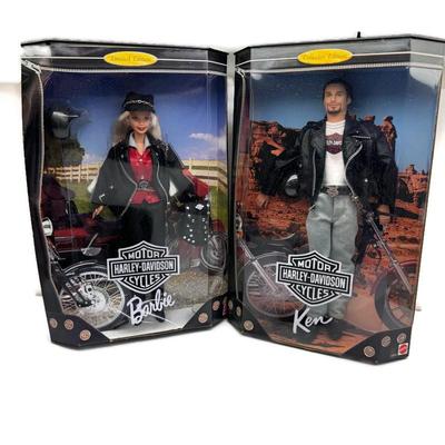 Harley-Davidson Barbie & Ken Collector Dolls 