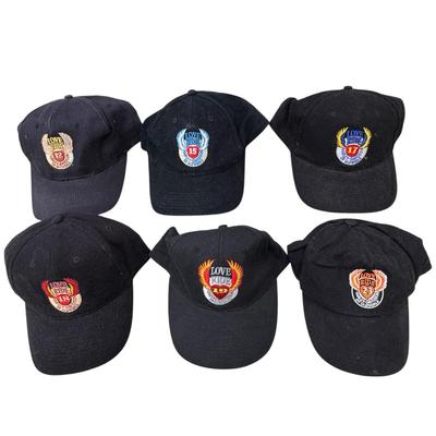 Lot of 6 Harley-Davidson Love Ride Hats Snapback Baseball Caps Vintage Event Embroidered
