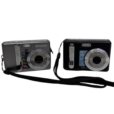 Polaroid Digital Camera Lot Of Two