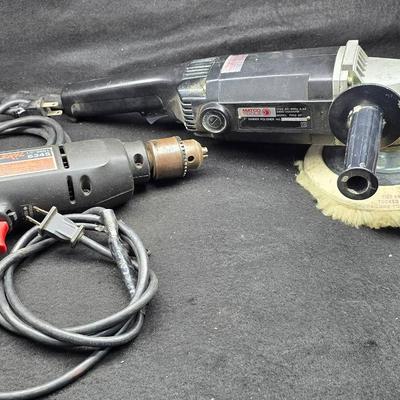 Matco Sander/Polisher & Skil 1/2" Drill Lot