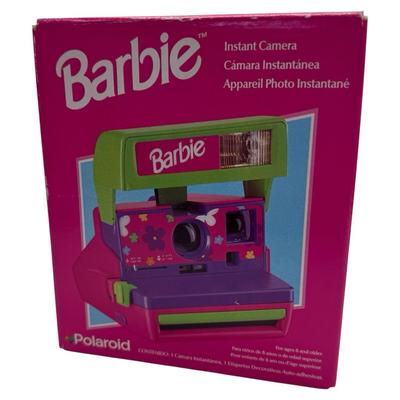 Vintage Barbie Polaroid 600 Instant Film Camera