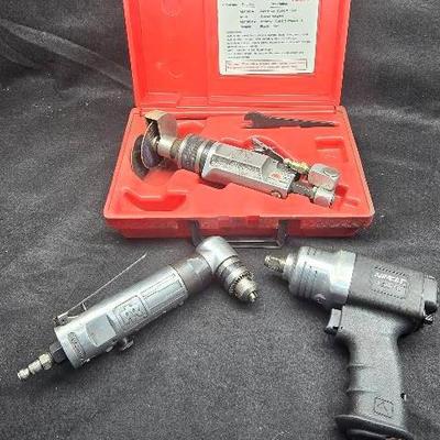 3 Piece Heavy Duty Pneumatic Tool Lot