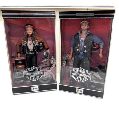 Harley-Davidson Barbie & Ken Collector Edition Dolls – Mattel 2001 