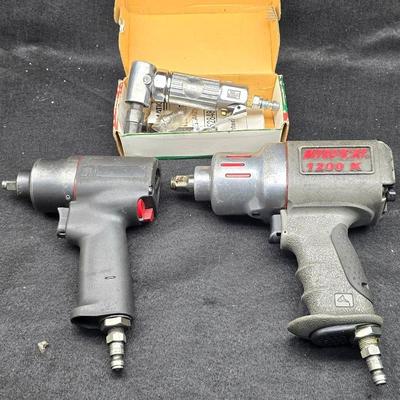 3 Piece Heavy Duty Pneumatic Tool Lot