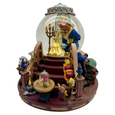 Disney Beauty and the Beast Musical Snow Globe