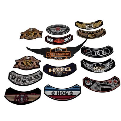 Lot of 14 Harley-Davidson HOG Patches 
