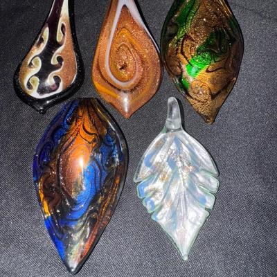 Venetian Glass Pendants #1