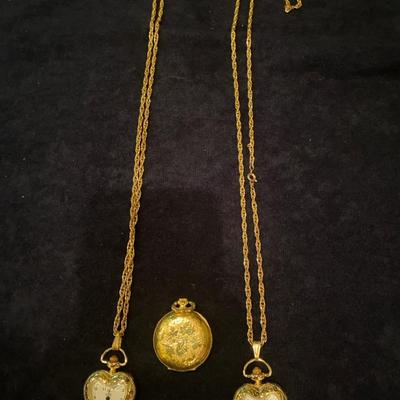 Gold Style Watch Necklaces 
