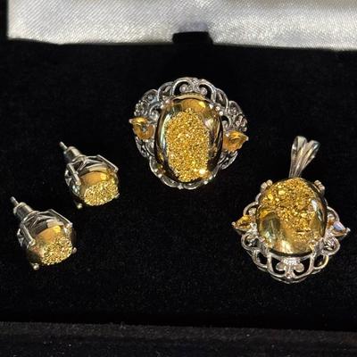 Gorgeous Golden Druzy