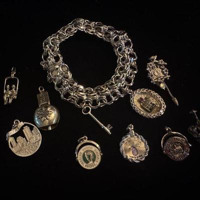 Sterling Charm Bracelet 