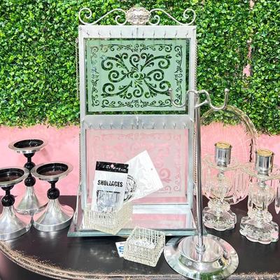 “Brighton” Jewelry Display, Decor & Glassware