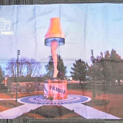 The Christmas Story Leg Lamp Flag