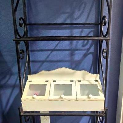 Ornate Metal Shelf