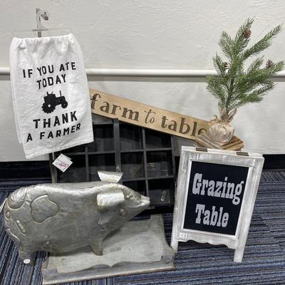 "Thank A Farmer" Decor