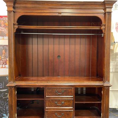 Wooden Entertainment Center 