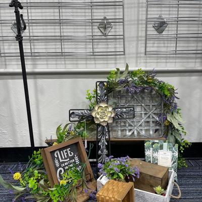 Rustic Wooden and Metal Decor