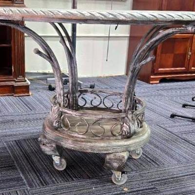 Wooden Table on Castors