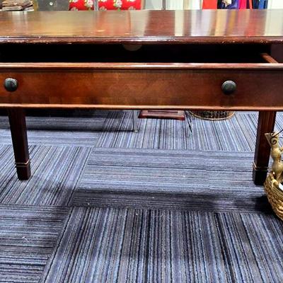Wooden Desk with Pull Out Drawer