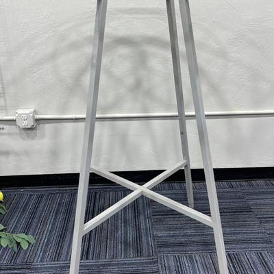 Round Clothing Rack with Glass Top #1