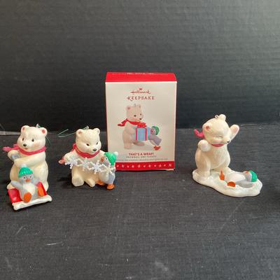 Hallmark Keepsake Polar Bear Ornaments 