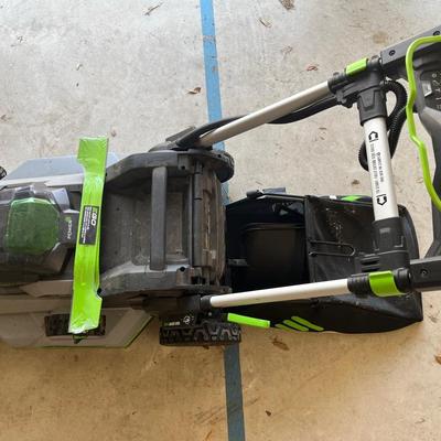 Electric Self-Propelled Push Mower with Battery and Charger