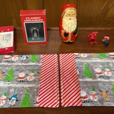 Vintage Russian Wooden Nesting dolls ‘Santa’s’ & More 