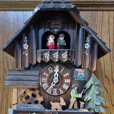 Vintage Pendulum Regulated Cuckoo Clock Made In Germany 