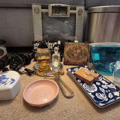 Woman's Boucheron Perfume, Small Handbag, Hair Straightners, Scale, And More 