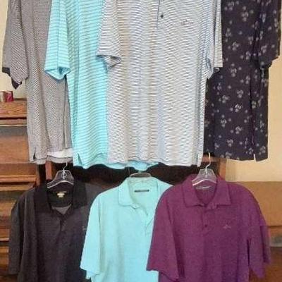 XL Sized Golf Shirts - Greg Norman & Style Natural Issue