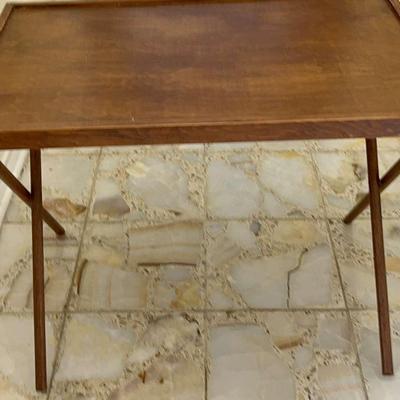 Vintage Wooden Folding Table