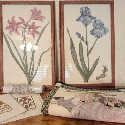 Needlepoint Framed Art And More 