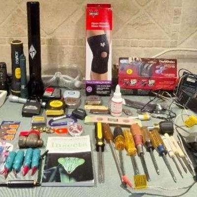 Spartan Flash Light and Mystery Tool Lot