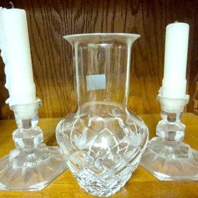 Small Mikasa Vase And Towel Candlestick Holders