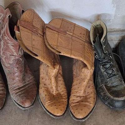 Three Pairs of Men's Boots