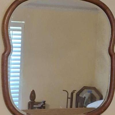 Wooden Bedroom Mirror 