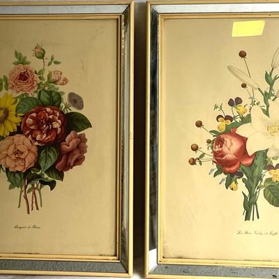 Vintae Bouquet De Fleurs & Lid, Rose Art 