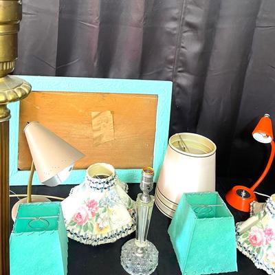 Vintage Lamps & Shades Of All Variety! 