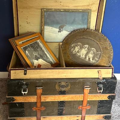 Vintage Chest With Pictures