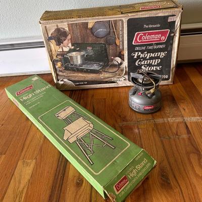 Coleman Vintage Stove, Stand & More!
